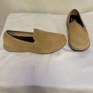 Easy Spirit e360 Tan Upper Leather Loafers Shoes Men Size 10M NWOB